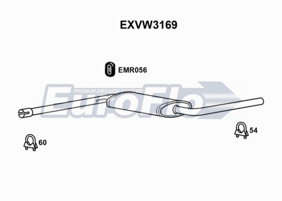 Centre Muffler (EXVW3169)
