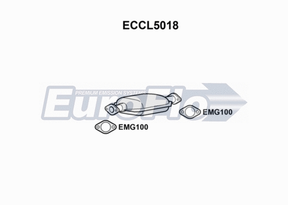 Catalytic Converter (ECCL5018)
