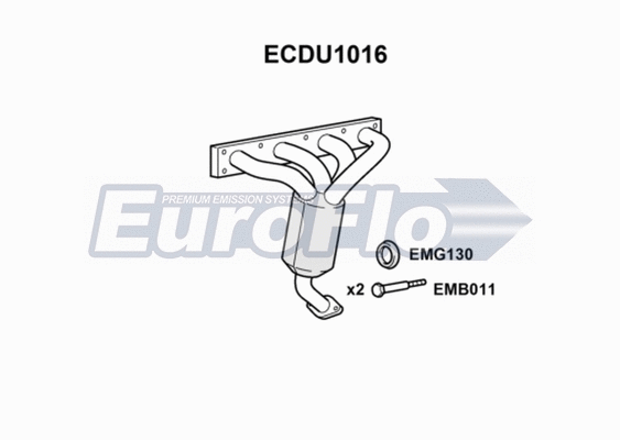 Catalytic Converter (ECDU1016)