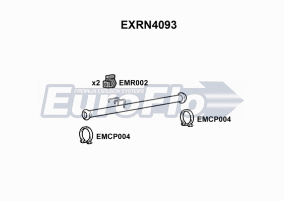 Exhaust Pipe (EXRN4093)