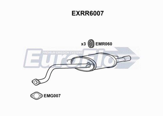 Rear Muffler (EXRR6007)
