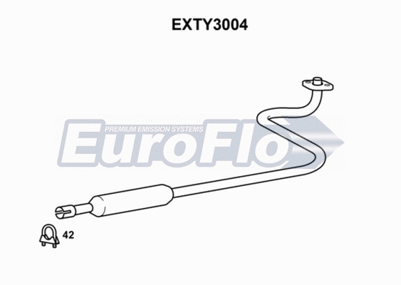 Centre Muffler (EXTY3004)