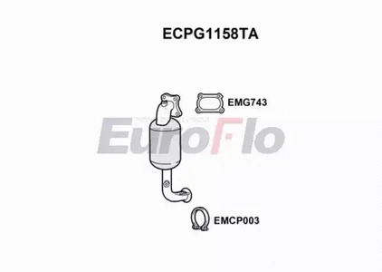 Catalytic Converter (ECPG1158TA)