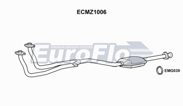 Catalytic Converter (ECMZ1006)