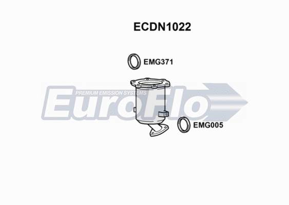 Catalytic Converter (ECDN1022)