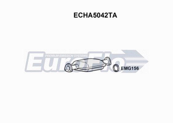 Catalytic Converter (ECHA5042TA)