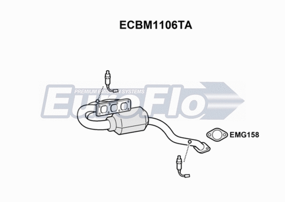 Catalytic Converter (ECBM1106TA)