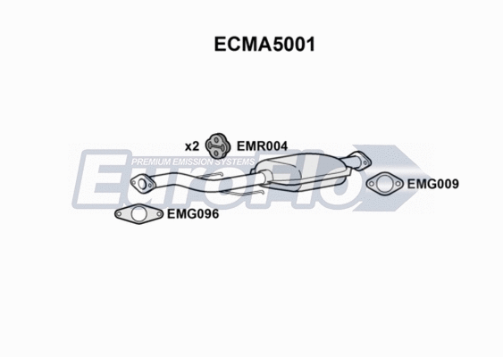 Catalytic Converter (ECMA5001)