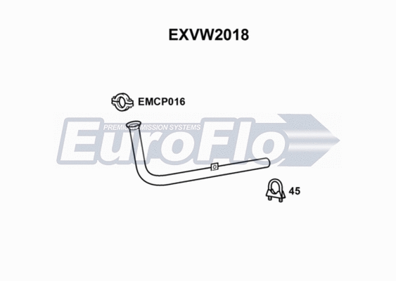 Exhaust Pipe (EXVW2018)