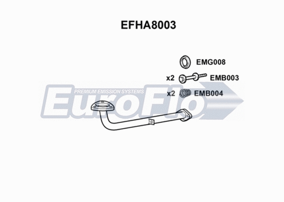 Exhaust Pipe (EFHA8003)