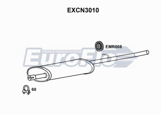 Centre Muffler (EXCN3010)