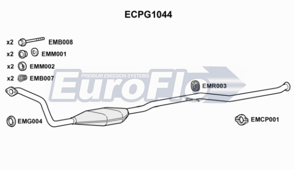 Catalytic Converter (ECPG1044)