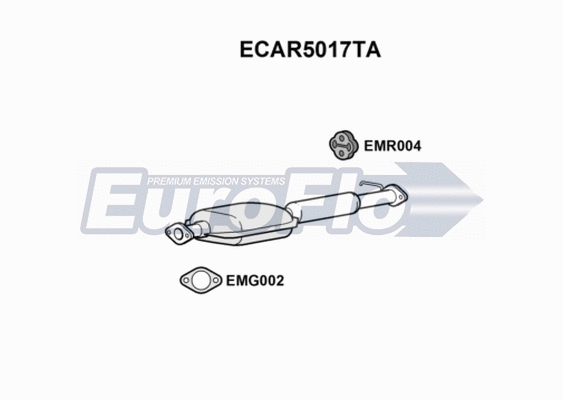 Catalytic Converter (ECAR5017TA)