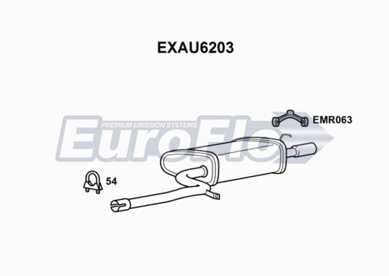 Rear Muffler (EXAU6203)