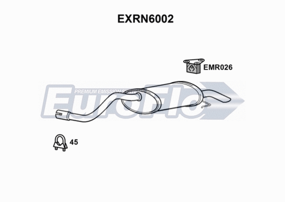 Rear Muffler (EXRN6002)