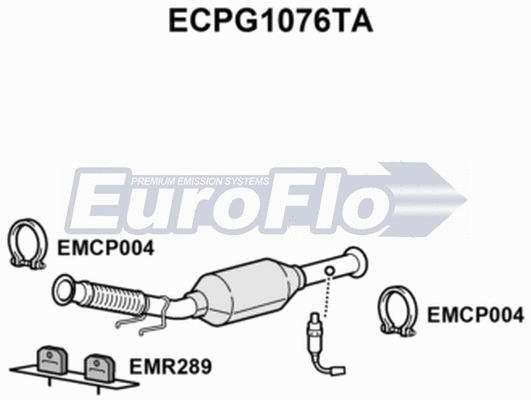 Catalytic Converter (ECPG1076TA)