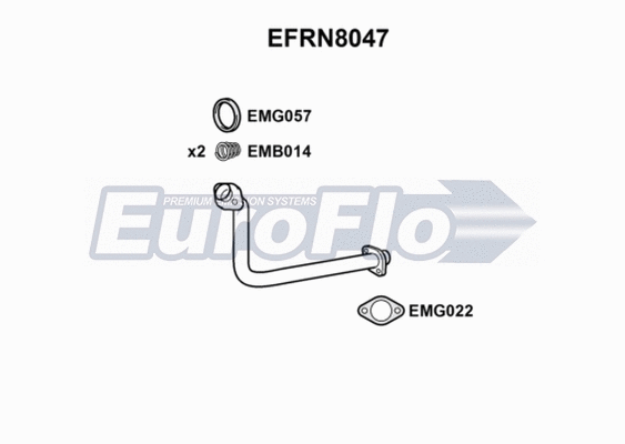 Exhaust Pipe (EFRN8047)