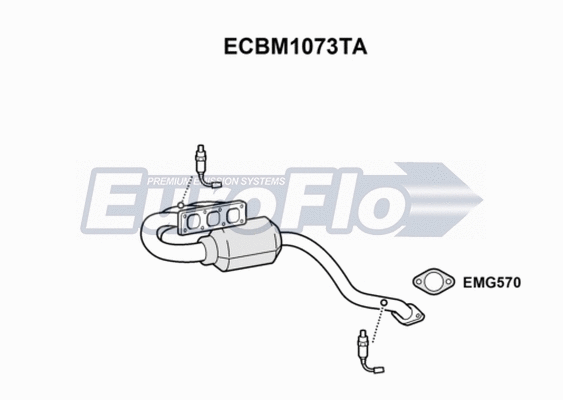 Catalytic Converter (ECBM1073TA)