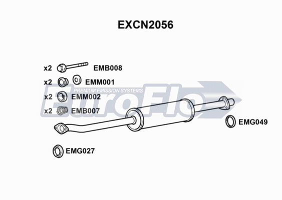 Exhaust Pipe (EXCN2056)