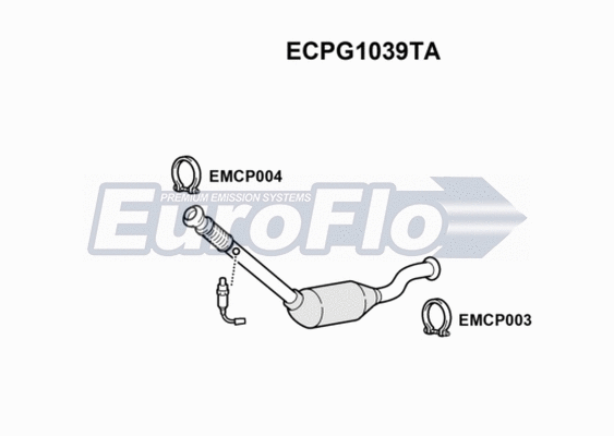 Catalytic Converter (ECPG1039TA)