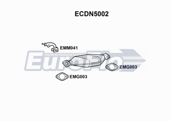 Catalytic Converter (ECDN5002)