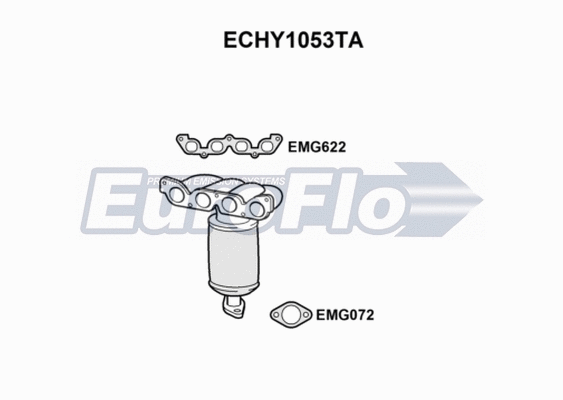 Catalytic Converter (ECHY1053TA)