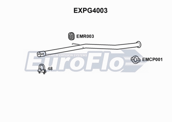 Exhaust Pipe (EXPG4003)