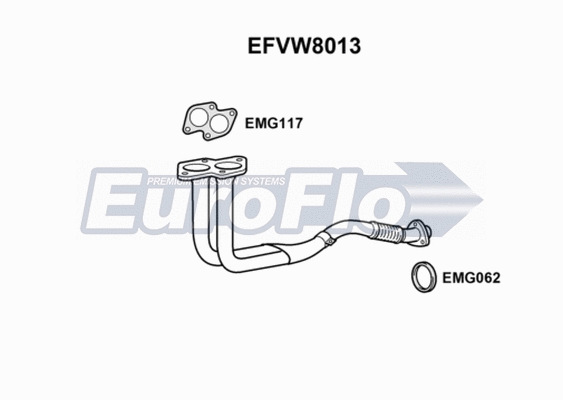 Exhaust Pipe (EFVW8013)