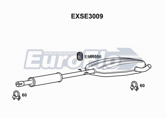 Centre Muffler (EXSE3009)