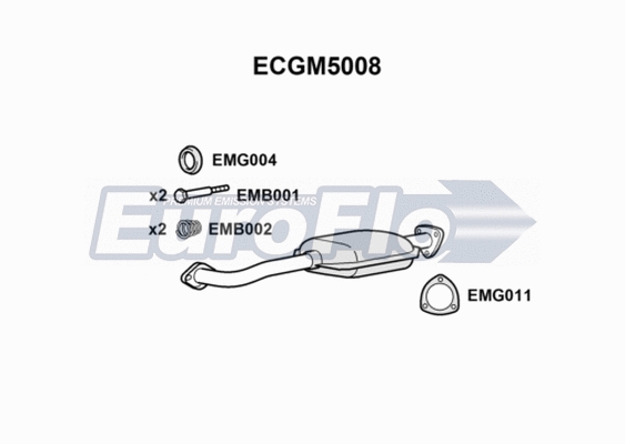 Catalytic Converter (ECGM5008)