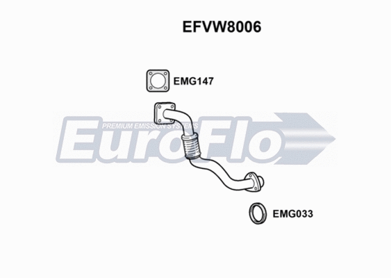 Exhaust Pipe (EFVW8006)