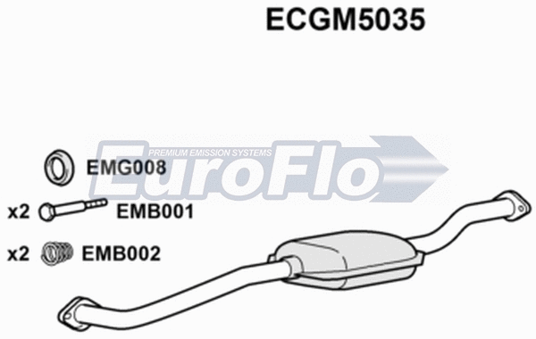 Catalytic Converter (ECGM5035)