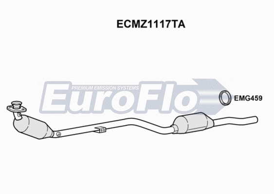 Catalytic Converter (ECMZ1117TA)