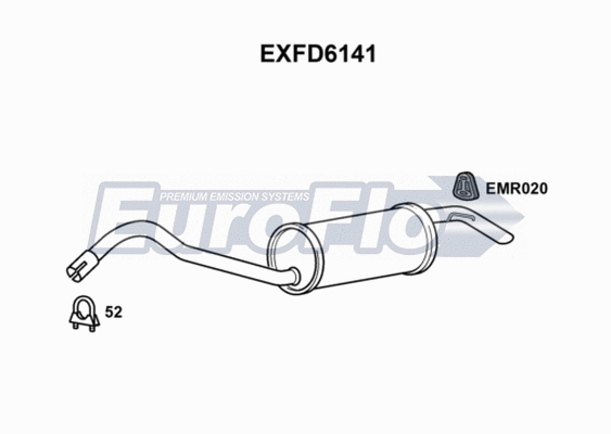 Rear Muffler (EXFD6141)