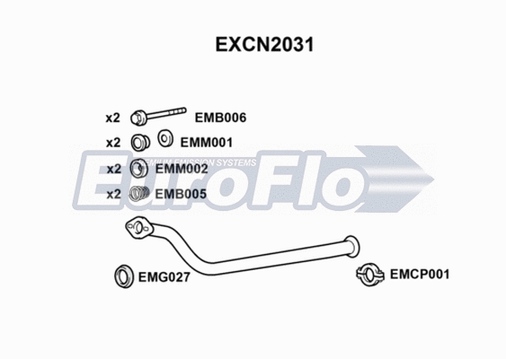 Exhaust Pipe (EXCN2031)