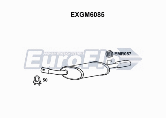 Rear Muffler (EXGM6085)