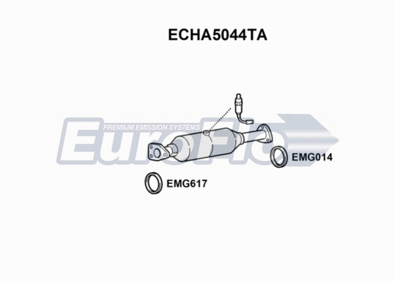 Catalytic Converter (ECHA5044TA)
