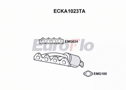 Catalytic Converter (ECKA1023TA)