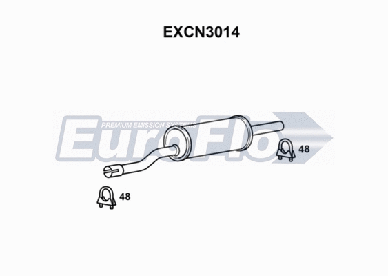 Centre Muffler (EXCN3014)