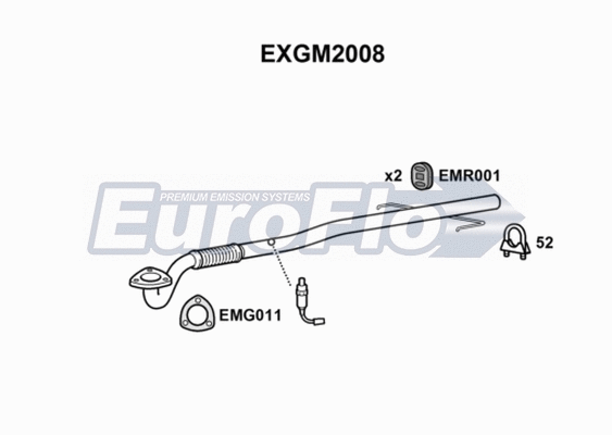 Exhaust Pipe (EXGM2008)