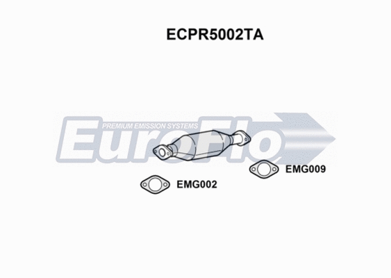 Catalytic Converter (ECPR5002TA)