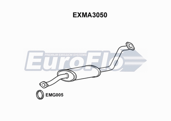 Centre Muffler (EXMA3050)