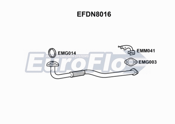 Exhaust Pipe (EFDN8016)
