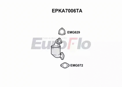 Soot/Particulate Filter, exhaust system (EPKA7006TA)