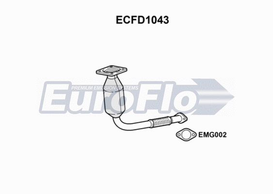 Catalytic Converter (ECFD1043)