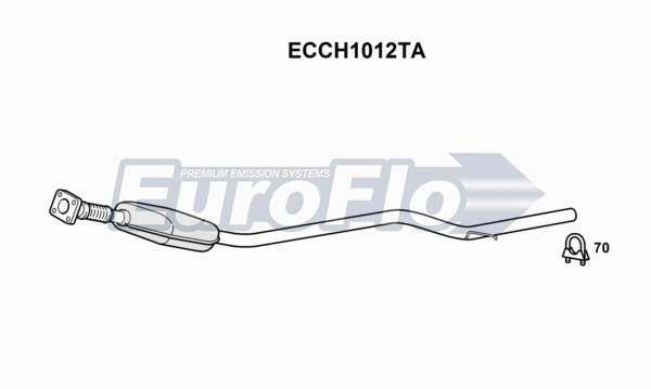 Catalytic Converter (ECCH1012TA)