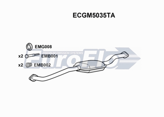Catalytic Converter (ECGM5035TA)