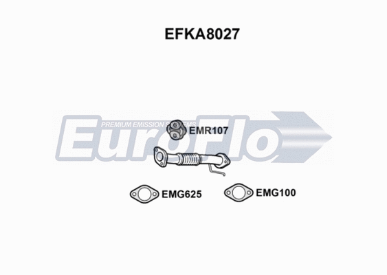 Exhaust Pipe (EFKA8027)