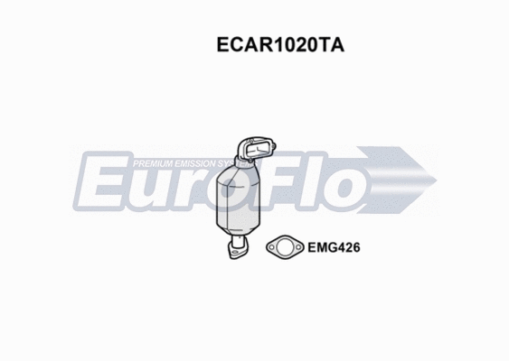 Catalytic Converter (ECAR1020TA)