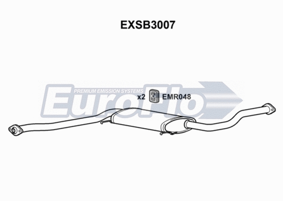Centre Muffler (EXSB3007)